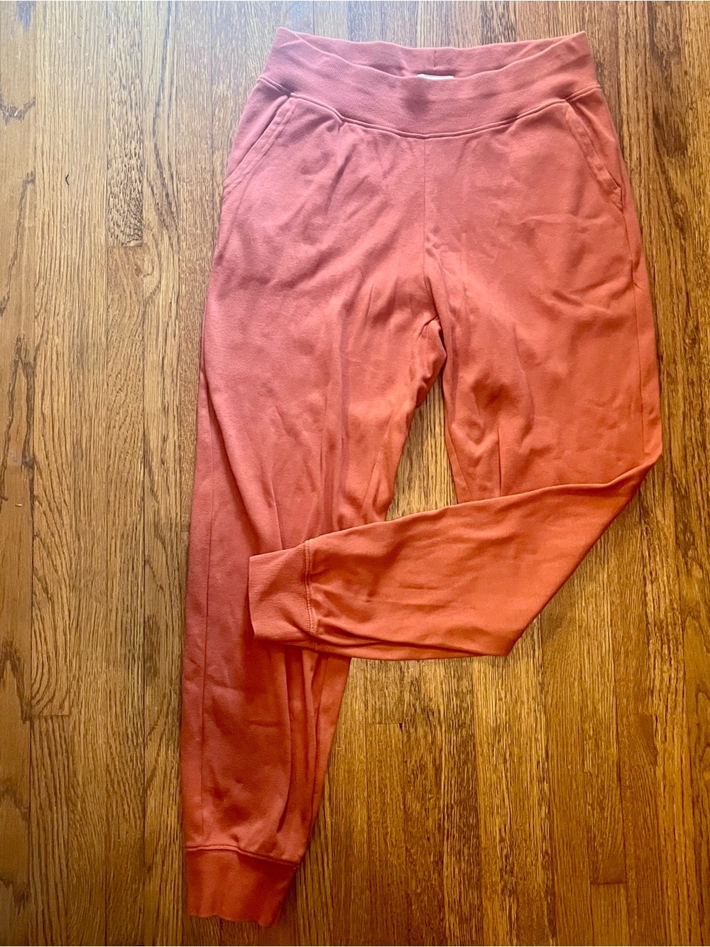 Pact joggers pants m rust Organic Cotton minimal crunchy earthy orange